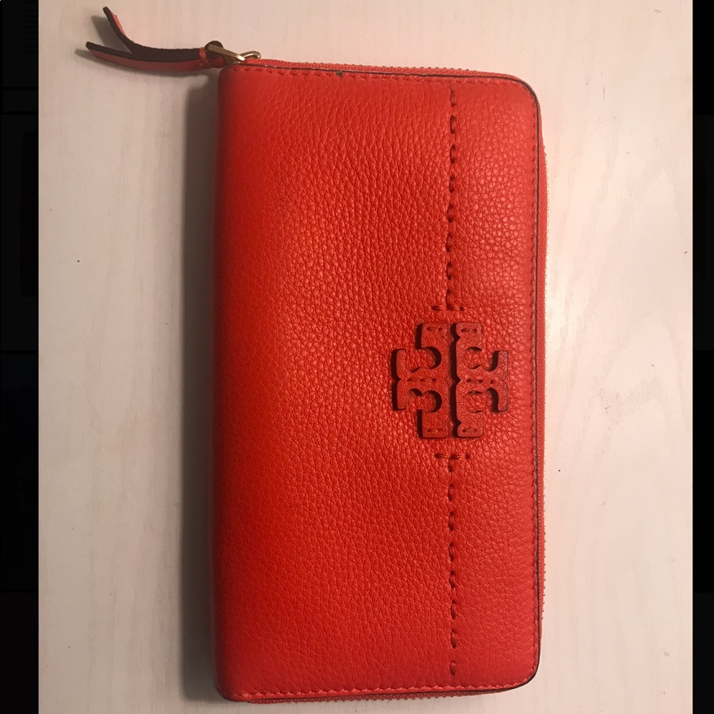 Tory Burch McGraw Zip Continental Wallet